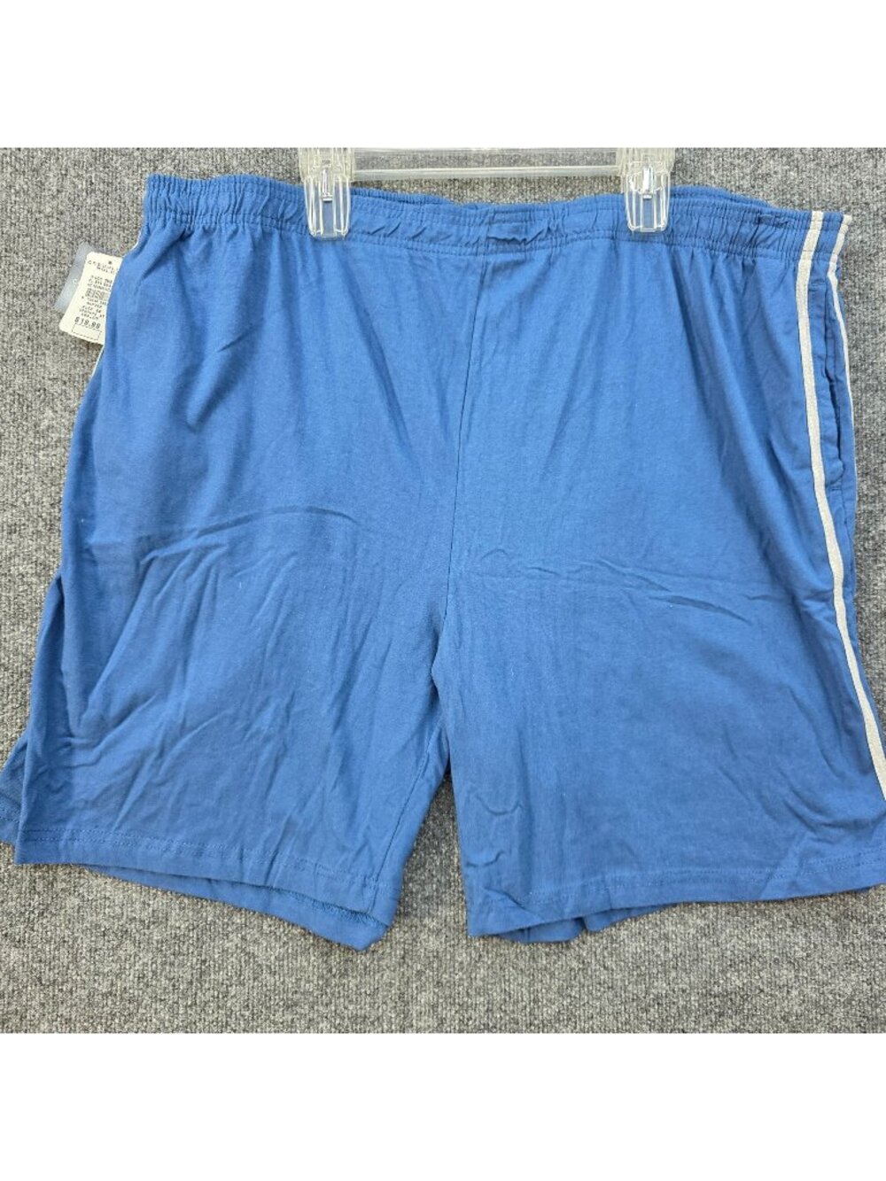 Canyon Ridge Casual Shorts 3XL Blue Side Stripe Cotton Athletic Resort